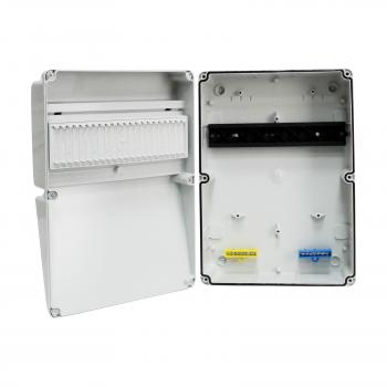 Preview: Stromverteiler Leergehäuse IP66 - 11 Module